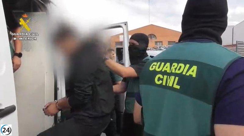 Desmantelan banda que realizó 50 robos en obras en construcción: 16 arrestos por la Guardia Civil.