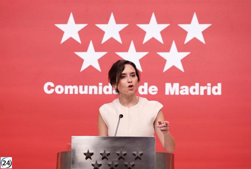 Ayuso alerta sobre posibles acciones autoritarias de Sánchez tras la condena al fiscal.