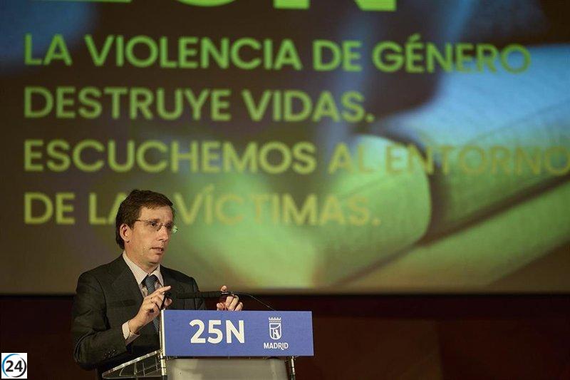 Almeida afirma que la falta de consenso político para el 25N demuestra que no están a la altura de las circunstancias.