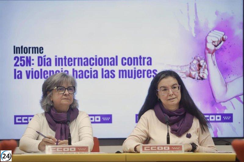 CCOO advierte sobre el aumento de la violencia sexual en Madrid, ligado al desinterés de las ciudadanas por el sistema.