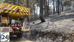 Bomberos controlan incendio en Chinchón en 3 horas.