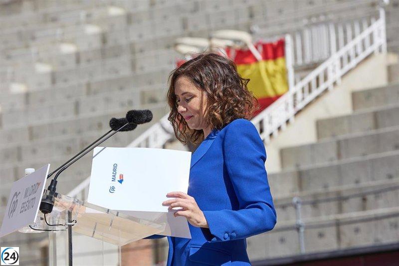 Ayuso afirma que en Madrid la izquierda 