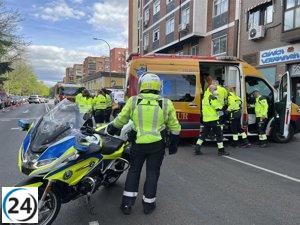 Agente de la policía nacional fallece tras colisión en Moncloa.