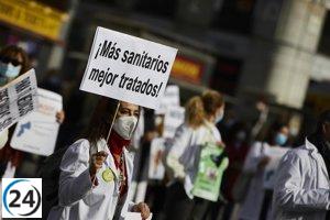 Huelga en el Sermas por jornada de 35 horas.