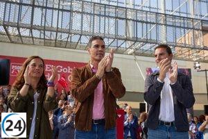 Pedro Sánchez y ministros apoyan a Lobato en campaña.