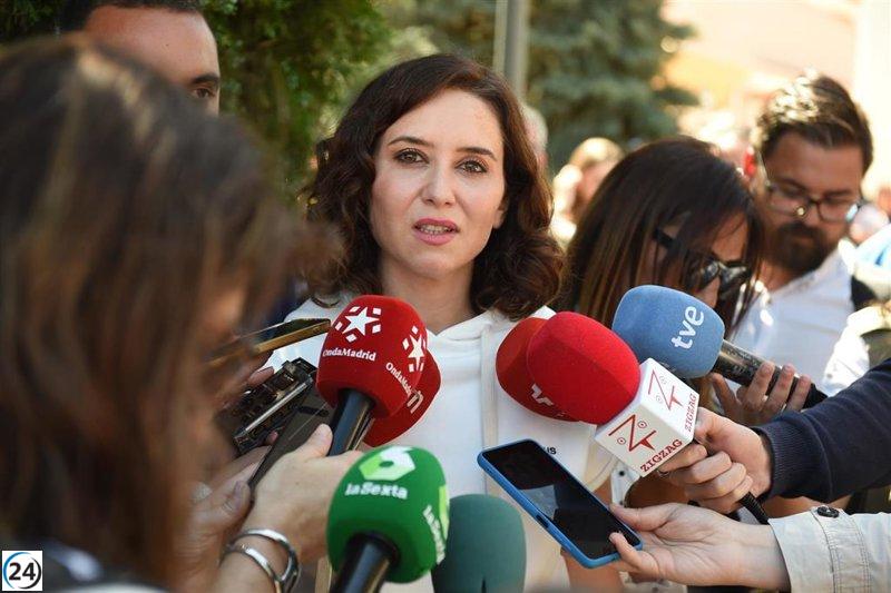 Ayuso pide dejar los bandos y los errores del pasado tras la exhumación de Primo de Rivera.