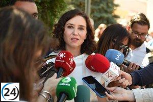 Ayuso pide dejar los bandos y los errores del pasado tras la exhumación de Primo de Rivera.