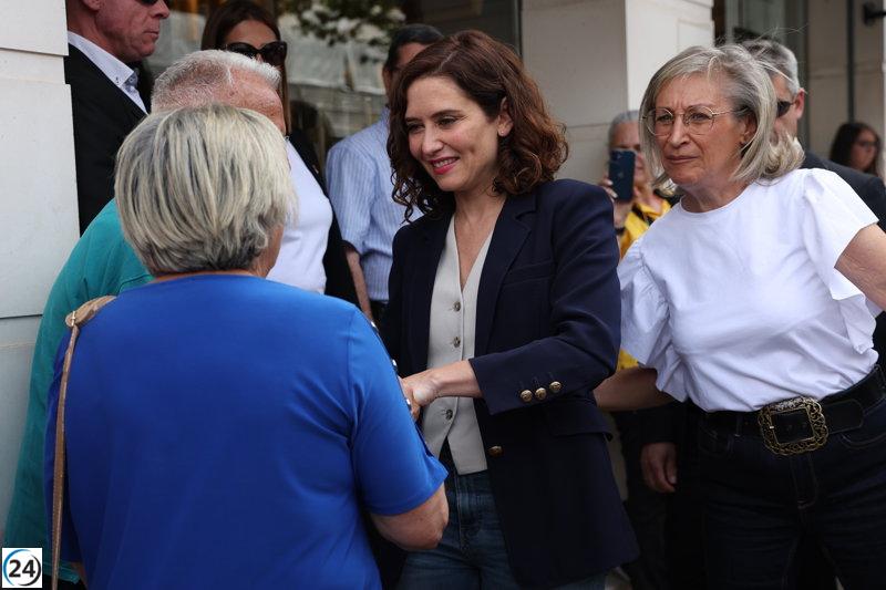 Ayuso crítica a Bolaños por intervenir en el acto de Sol.