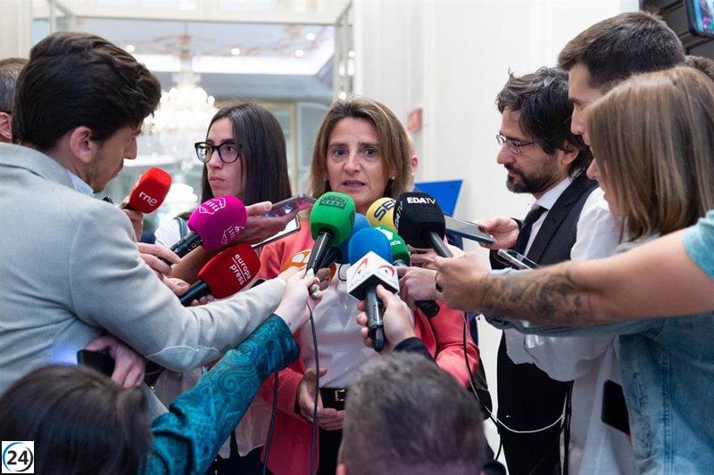 Teresa Ribera lamenta resultados de Jardines Verticales de la M-30 que no cumplieron expectativas.