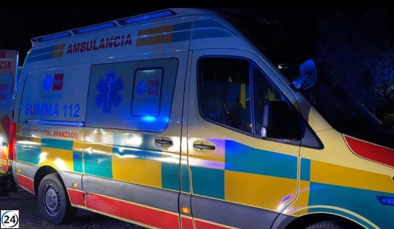 Mujer en estado crítico tras presunto apuñalamiento por su pareja en Móstoles.