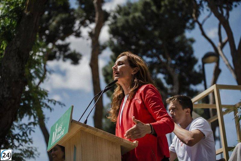 Mónica García acusa a Ayuso de visitar el Sur solo para repartir