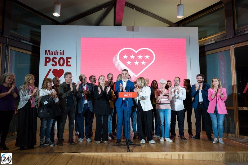 Lobato elogia la política del PSOE y apoya a su cinturón rojo.