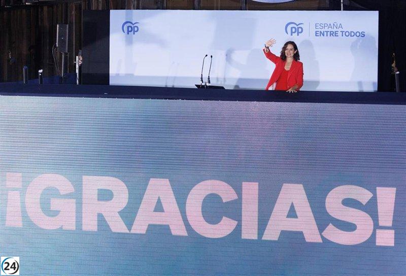 Ayuso elige a Vox como prioridad de pacto y celebra la salida de Podemos de Madrid.