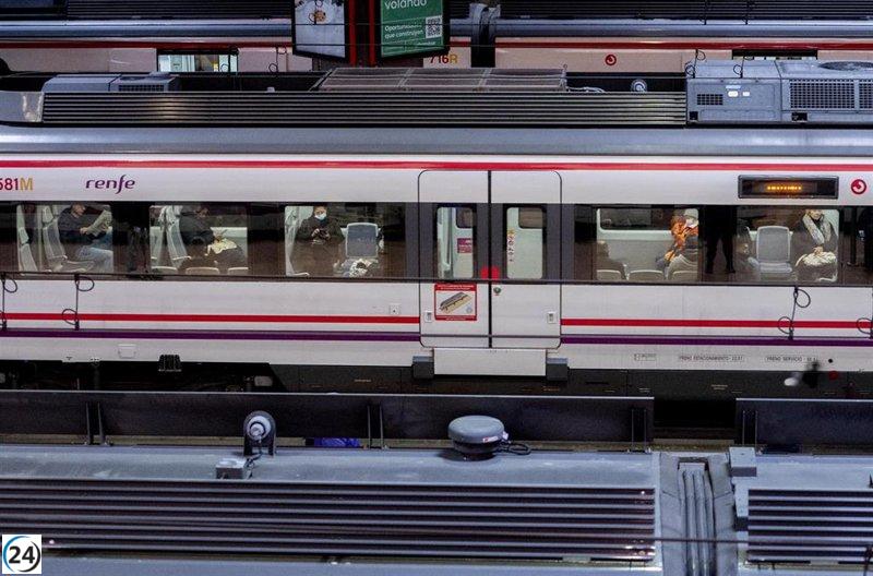 Retenciones en línea C5 de Cercanías por fallo técnico en Fuenlabrada.