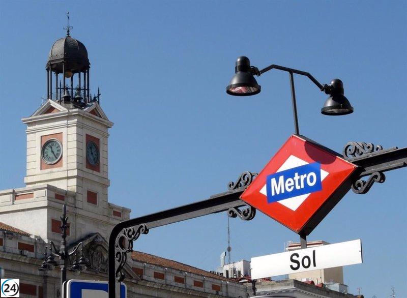 Cierre de la Línea 1 de Metro de Valdecarros a Sol hasta finales de octubre.