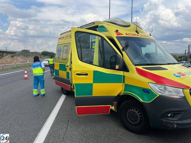 Conductor de 44 años muere tras ser atropellado en la A-2 en Alcalá de Henares.
