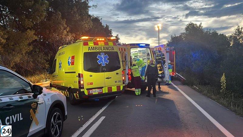 Guardia Civil investiga accidente mortal en la M-608.