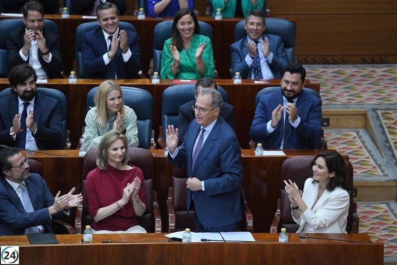 Ossorio preside la Asamblea con mayoría absoluta del PP.