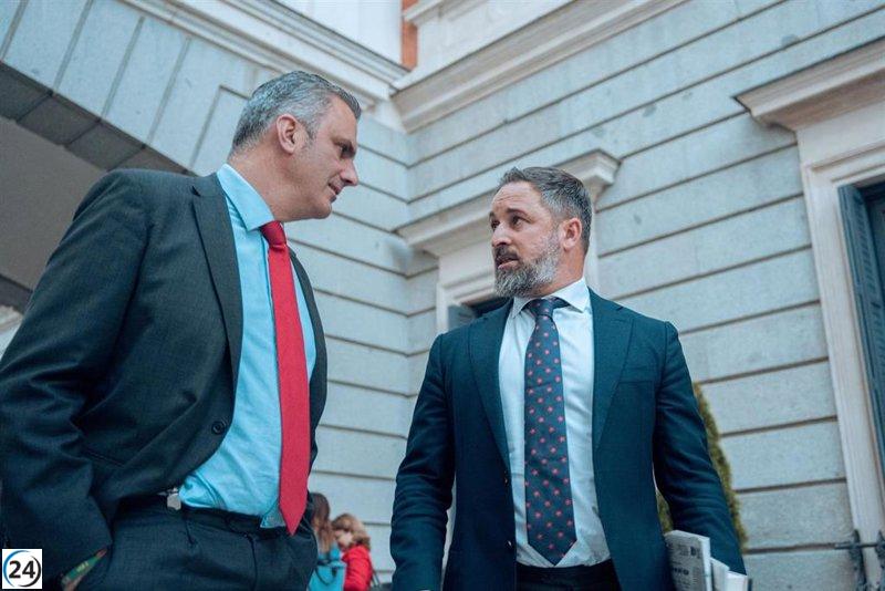 Ortega Smith agradece a Abascal y se muestra honrado de volver a la lista al Congreso.