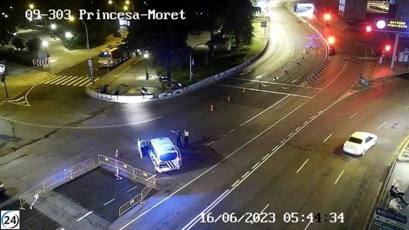Cortan calle Princesa por reparaciones en intercambiador de Transportes.