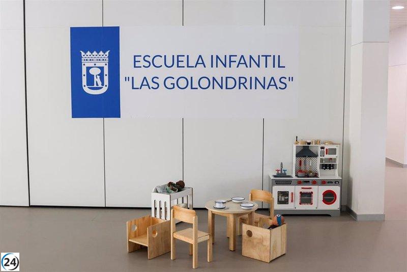 Madrid invierte 80 millones en más de 8.500 plazas en escuelas infantiles.