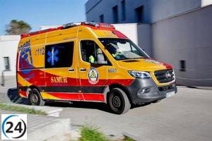 Motorista sufre semiamputación de brazo al colisionar con guardarraíl en la M-607