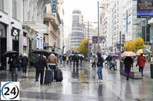 La lluvia causa problemas en transporte y tráfico hacia la capital.