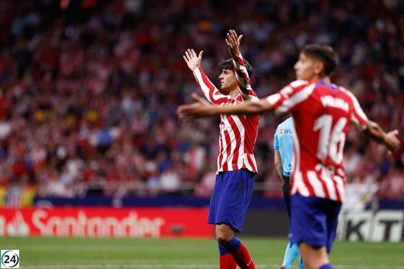 Valencia conquista el partido ante el Atlético de Madrid en Mestalla