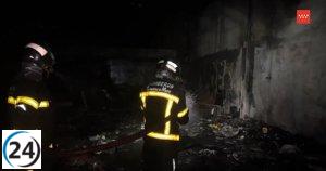 Incendio en nave semiabandonada en Torrejón: 11 personas y varios perros salvan ilesos