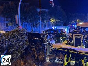 Grave accidente de VTC en Atocha deja múltiples heridos, incluyendo una persona en estado crítico