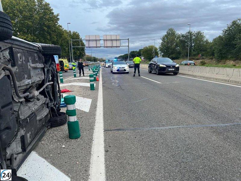 Grave accidente en Pozuelo de Alarcón deja dos víctimas con heridas