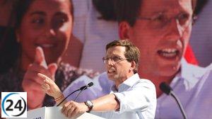 Almeida elogia la gran asistencia al evento del PP en protesta contra la vergonzosa amnistía.