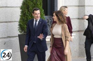 Ayuso elogia a Feijóo por su valentía al exponer 