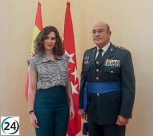 Ayuso logra reunión con Pérez de los Cobos tras retomar control de Comandancia de la Guardia Civil de Madrid.