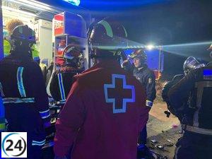 Dos hombres en situación crítica luego de accidente en la M-600 en Navalcarnero.