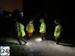 Fuertes lluvias desencadenan un importante número de acciones para los bomberos de Madrid.