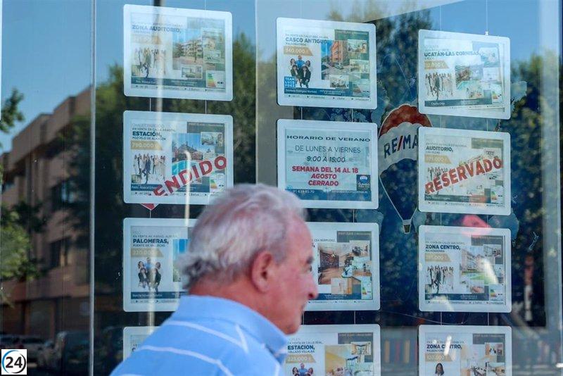 La firma de hipotecas en Madrid tuvo una fuerte caída del 31,4% interanual en agosto