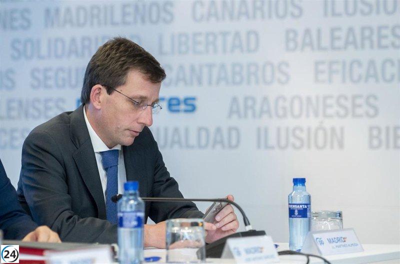 Almeida acusa al PSOE de reunirse en secreto con Puigdemont para evitar controversia: 
