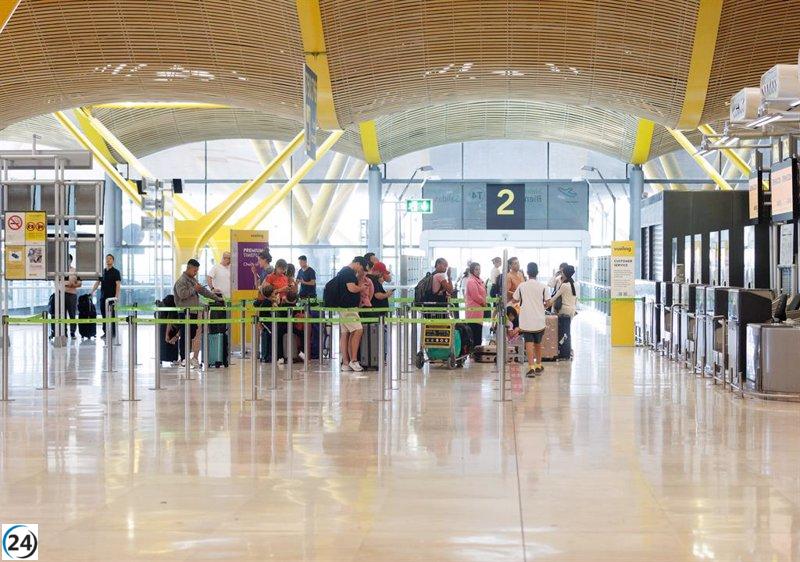 Aerolíneas en Barajas programan casi 4,000 vuelos en el puente de la Almudena.