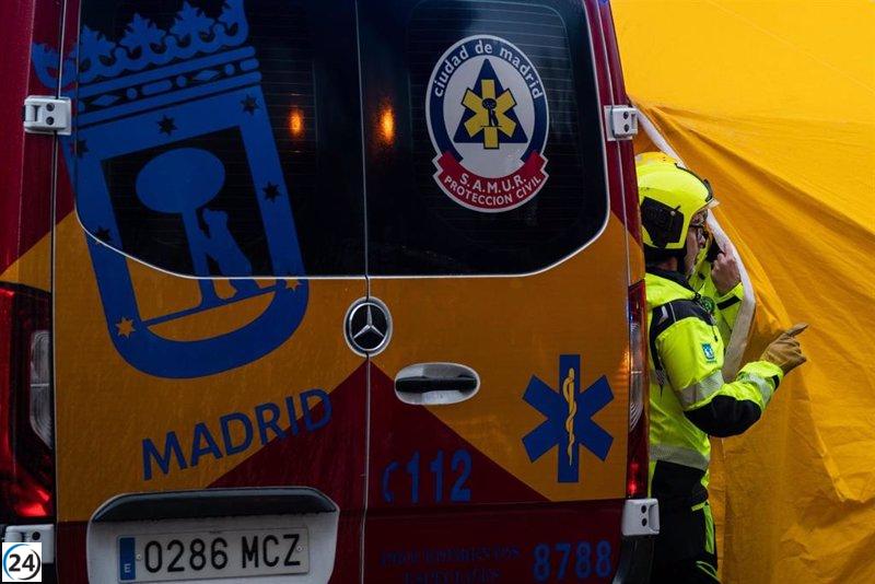 Choque en polígono de Vallecas deja dos heridos, incluyendo a una menor