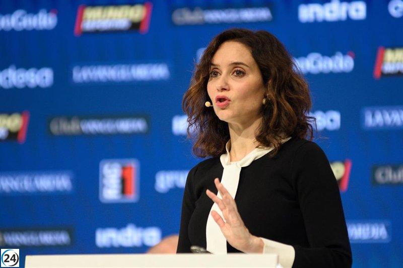 Ayuso promete facilitar el trámite administrativo para que Madrid acoja la Fórmula 1