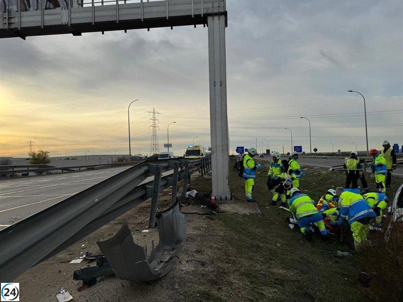 Trágico fallecimiento de un joven de 33 años en fatal accidente vial en Getafe
