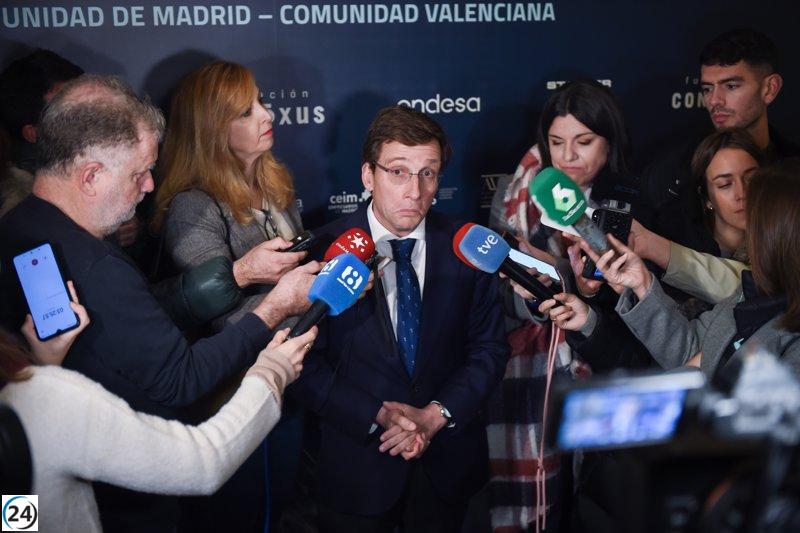 Almeida denuncia falta de respeto institucional de Puente hacia Madrid por tema de Cercanías.