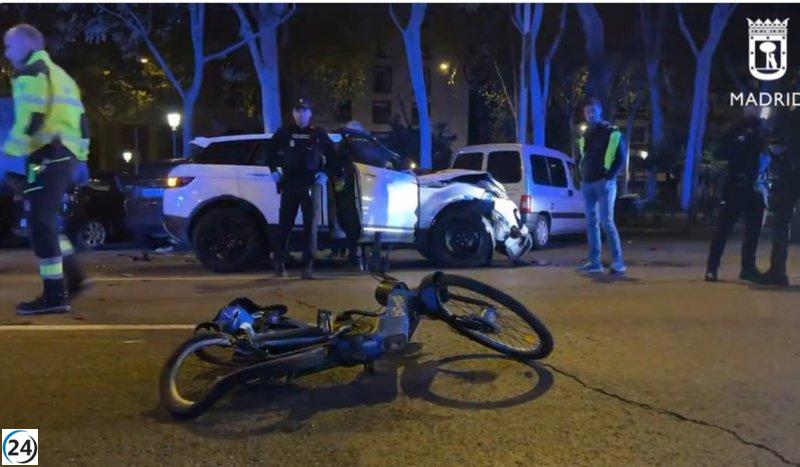 Conductor que se fugó tras choque con VTC y ciclista identificado