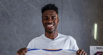 El futbolista Vinícius Junior renueva con el Real Madrid hasta 2027